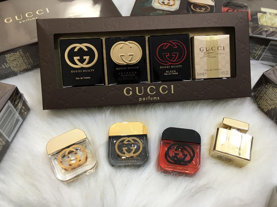 [Gucci] Gift Set Gucci Variety By Gucci Set 4 Piece 5ml x4